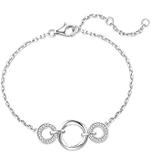 FANCIME Endless Love Necklace Bracelet For Women 18K Gold & Sterling Sliver White Gold Plated Dai...