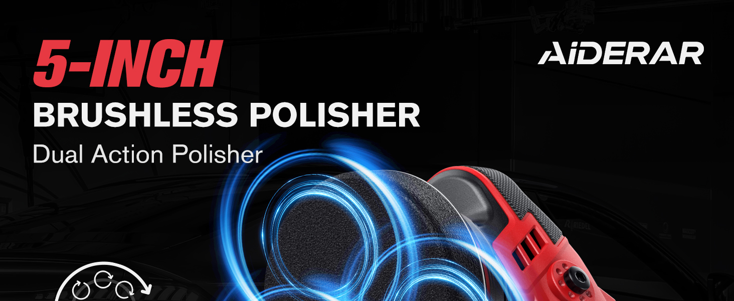 cordless buffer polisher for car detailing