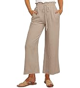 LILLUSORY Womens Wide Leg Pants 2024 Summer Flowy Palazzo High Waisted Pants Business Casual Pant...