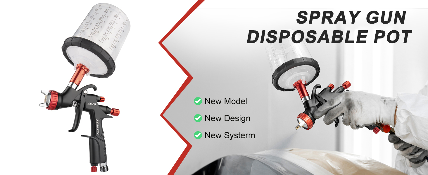KCNKCN R500 LVLP Air Spray Gun