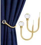 KAMANINA 1 Inch Curtain Rods 32 to 58 Inches (2.6-4.8 Feet) Telescoping Luxury Gold Curtain Rod f...