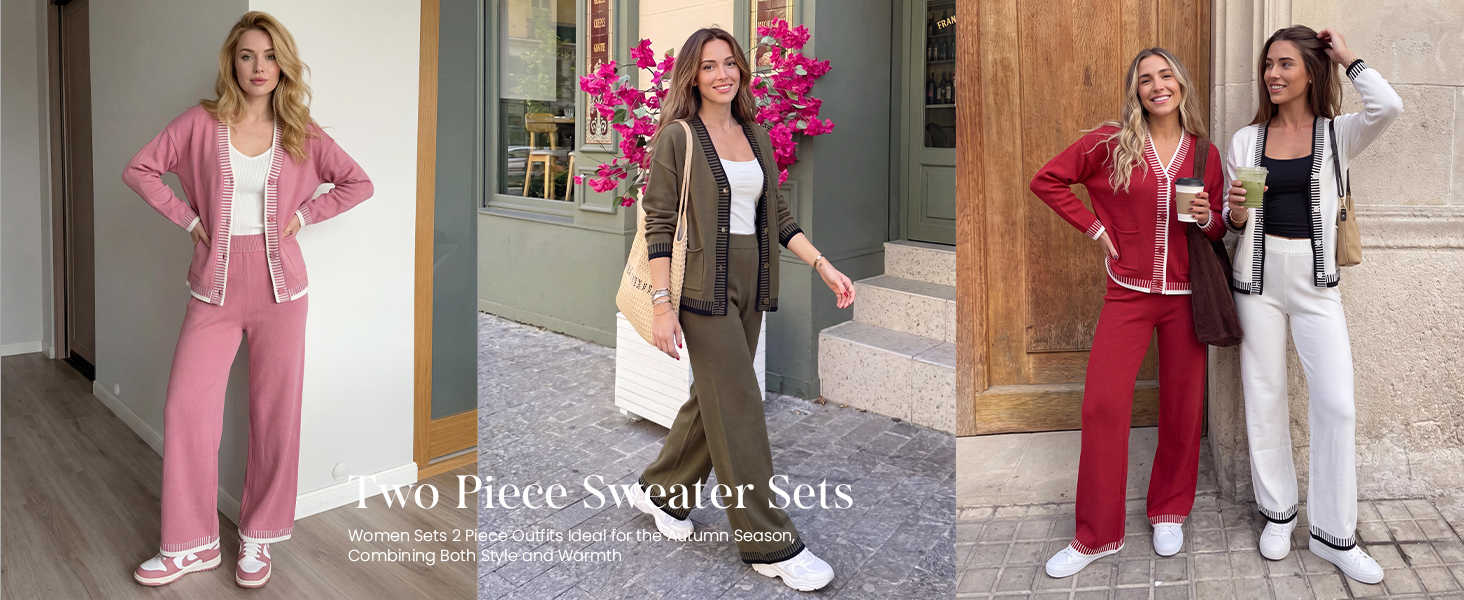 PRETTYGARDEN Sweater Set