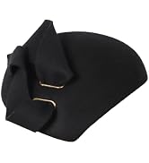 F FADVES Fascinator 100% Wool Pillbox Hats Cocktail Party Wedding Church Fedora