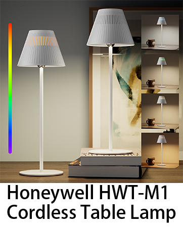 Honeywell HWT-M1 Cordless Table Lamp Black