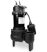 Submersible Sump Pump, Clean/Dirty Water Pump, Portable Utility Pump With 25-Foot Cord, Ideal for...