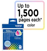 Brother Genuine LC506XXLY Yellow Super High Yield Ink: Up to 2,500 pages*