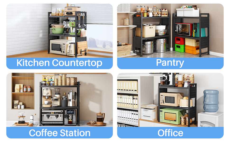 microwave countertop stand