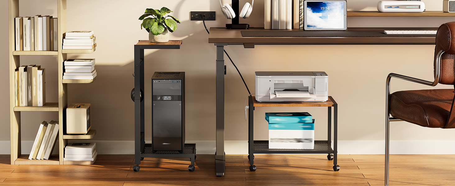 Under Desk Printer Cart
