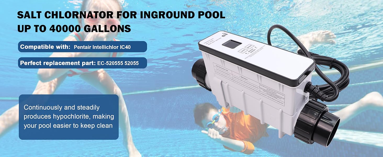 IC40 Salt Cell Saltwater Chlorine Generator