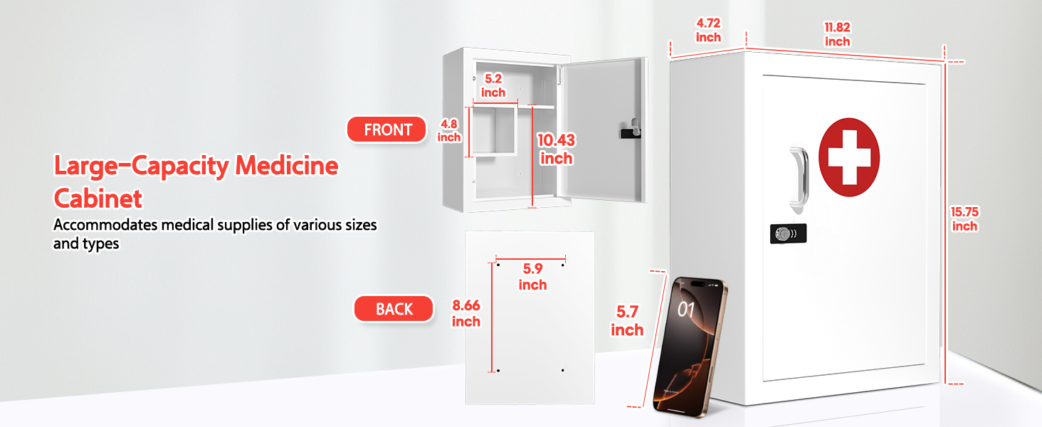 Locking Medicine Cabinet