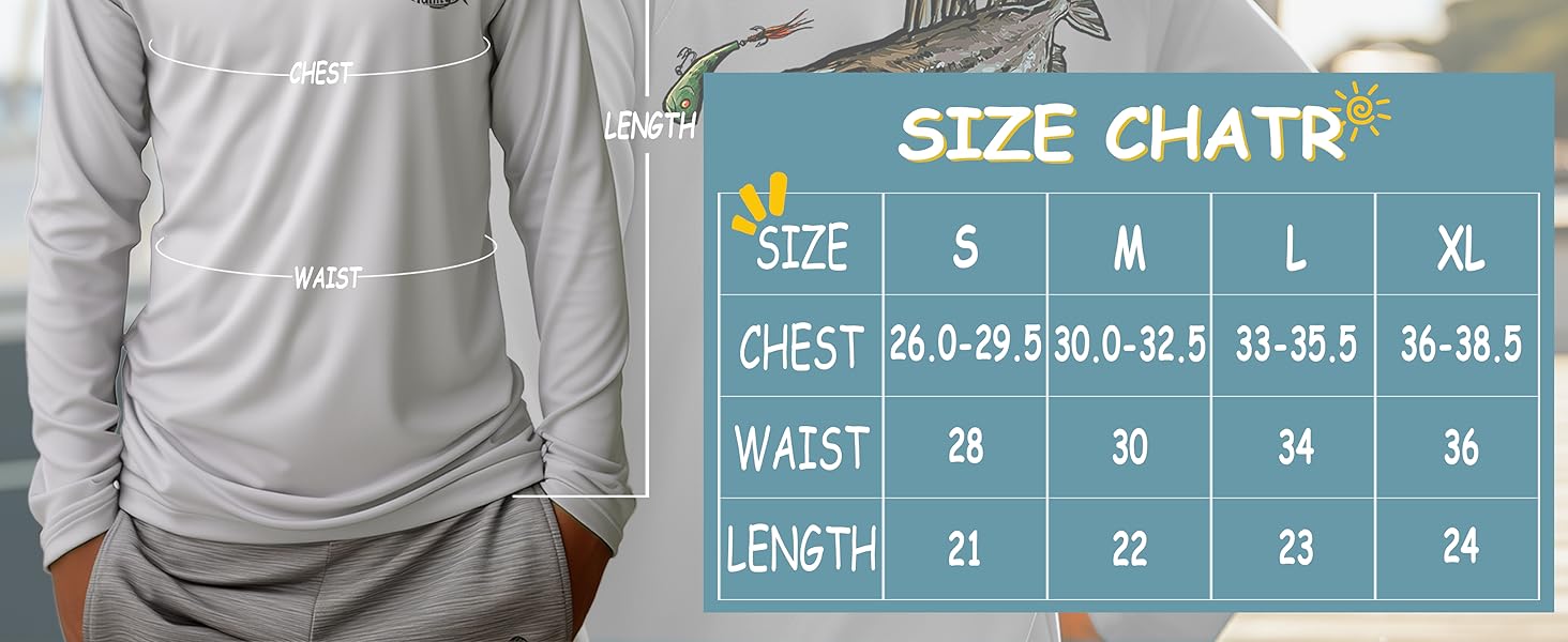 Boys Fishing Shirt Youth Long Sleeve T-Shirt