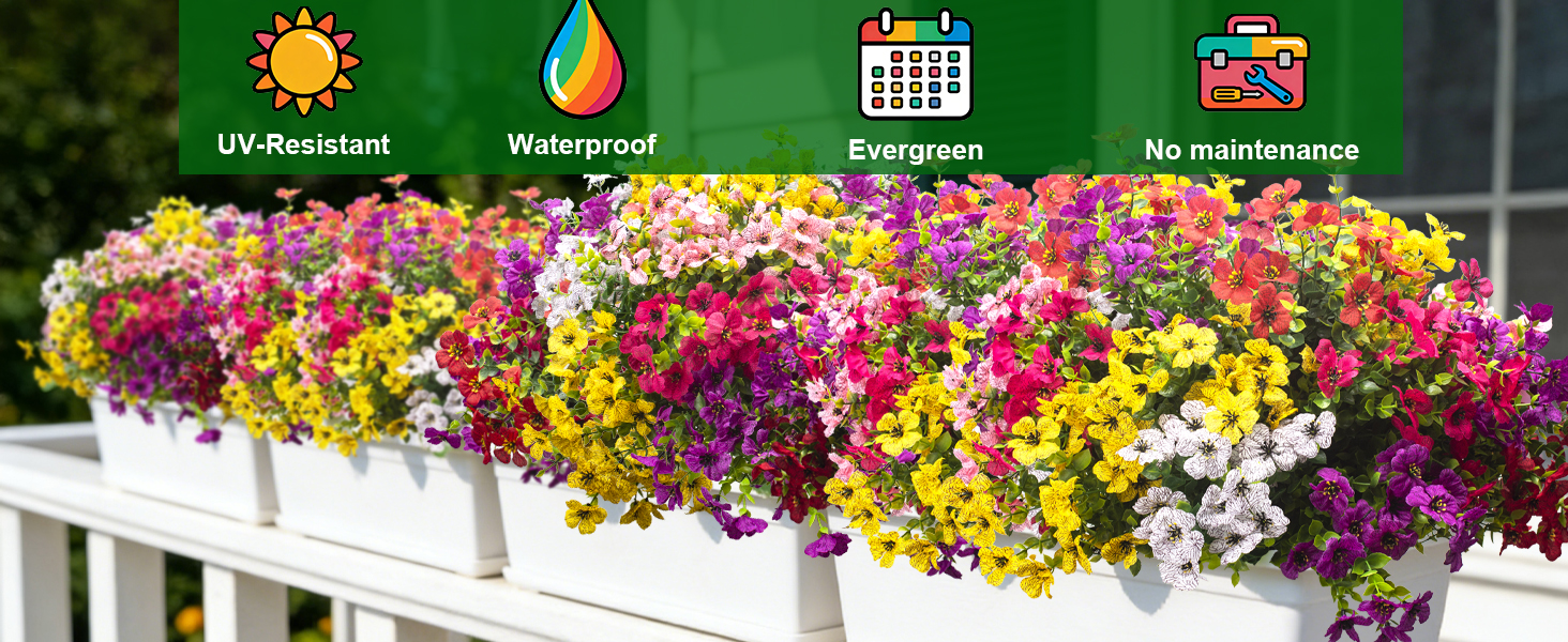 hanging basket flower decor
