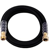Heavy Duty Premium Garden Hose 100ft x 5/8", 300PSI Working, 1000PSI Burst, Hybrid Rubber Water H...