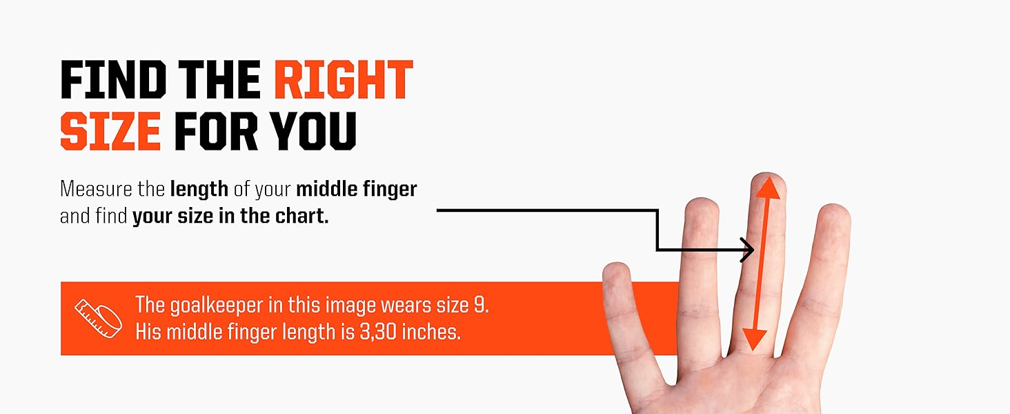 Goalie Gloves Size Chart