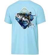Palmyth Boys Fishing Shirt Short Sleeve UPF 50+ Youth T-Shirt Sun Protection Tee