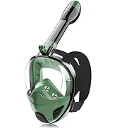 Full Face Snorkel Mask for Adults Teen, Snorkeling Gear with Detachable Camera Mount,Panoramic 18...