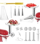 Ice Cream Maker Attachment for KitchenAid Stand Mixer, Compatible with KitchenAid 4.5/5QT/6QT acc...