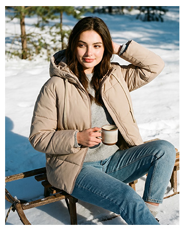 Dokotoo Corduroy Sherpa Jacket for Women Button Down Fleece Fur Collar Winter Warm Coat