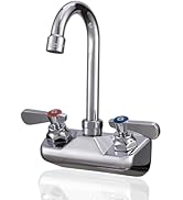 Phivan Commercial Mop Sink Faucet with Vacuum Breaker Wall Mount Service Sink Faucet 8