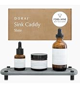 Dorai Home Collapsible Dish Drying Rack with Stone Dish Pad - Kitchen Counter Set with Diatomaceo...