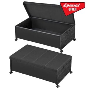 FOUCSSOMEI Under Bed Drawers on Wheels