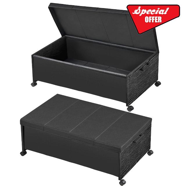 FOUCSSOMEI Under Bed Drawers on Wheels