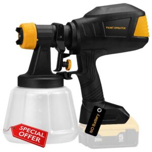 Brushless Cordless Paint Sprayer for Dewalt 20V Battery