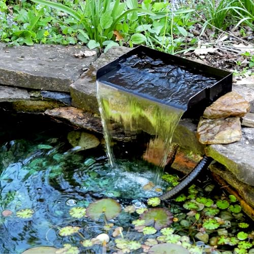 Pond Spillway with 9.8FT Corrugated Tubing for Garden