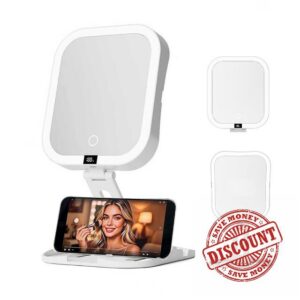 Travel Makeup Mirror with Lights