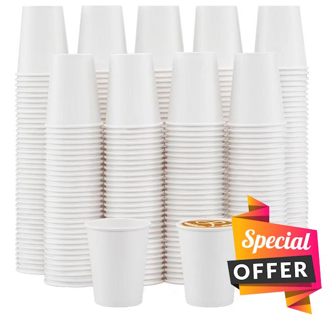 Clawsoff 200 Count Paper Cups 10 oz