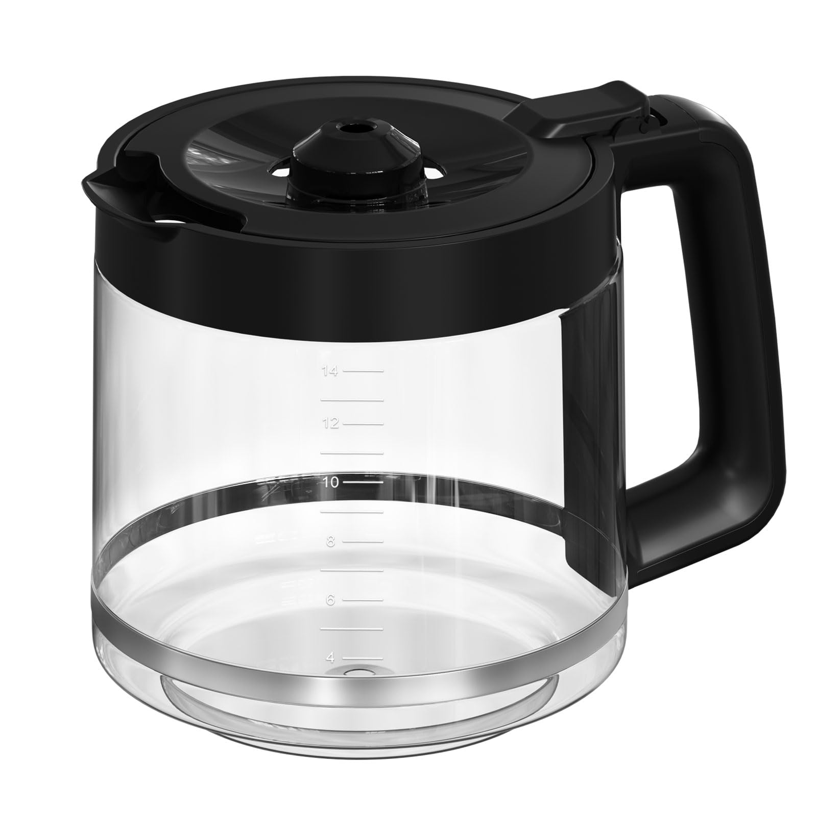 14 Cups Coffee Maker Carafe Replacement Pot Compatible with Mr. Coffee 14-Cups Programmable Coffee Maker