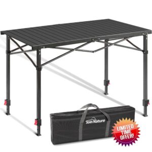 Join Nature Portable Outdoor Adjustable Height Camping Table