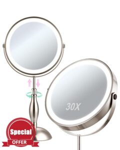 30X Magnifying Mirror with Lights