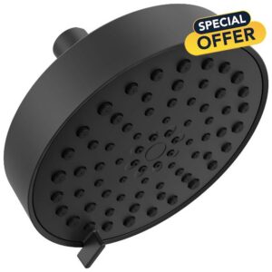 Delta Modern 4-Setting Matte Black Shower Head