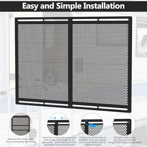 Camper Screen Door Grill