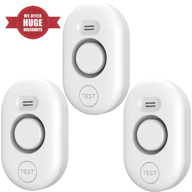 3 Pack WD61 Water Leak Detector for Home