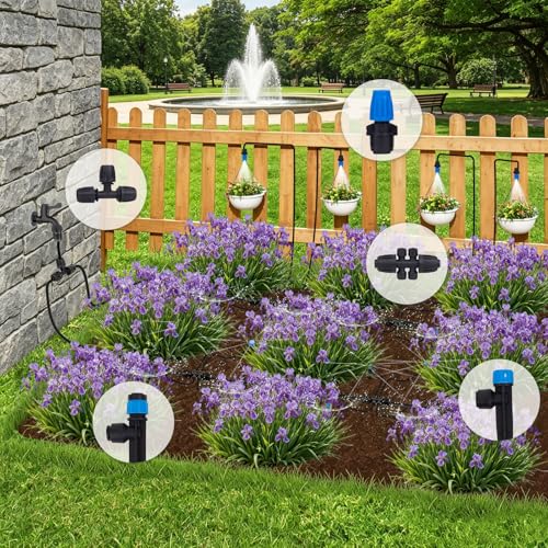 Quick-Connect Garden Watering System for Raised Bed
