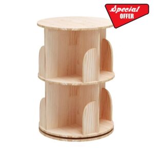 Bear Qiaqia Rotating Bookshelf