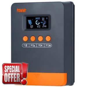 PowMr MPPT Charge Controller 35A 12V/24V Auto
