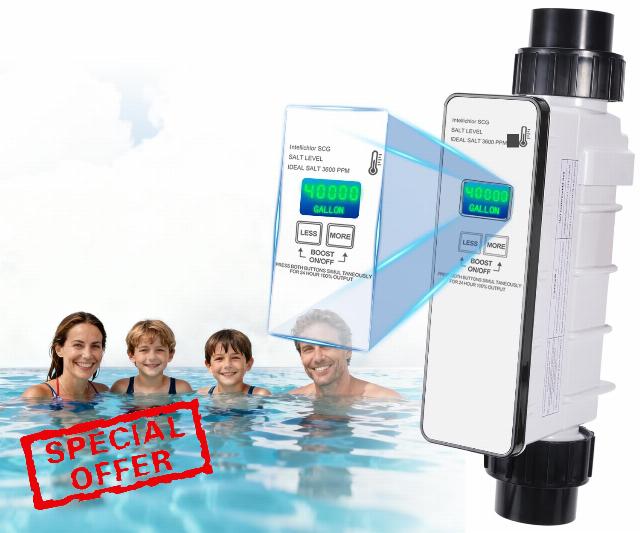 IC40 Salt Cell Replacement Fit for Pentair 520555 Saltwater Pool Systems Up to 40