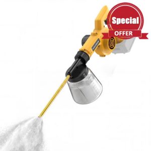 Electric Diatomaceous Earth Duster Fit for Dewalt 20V Battery(No Battery) | Garden Dust Applicator with 1L Capacity Powder Sprayer for Garden