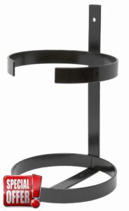 B&G 1-Gallon Sprayer Tank Caddy – Heavy-Duty Metal Vehicle Storage Rack | Secure Holder for B&G Stainless Steel Tanks | Chip-Resistant Black Finish | Side or Bottom Mounting