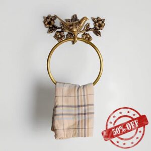 Solid Brass Towel Ring | Antique Hand Towel Hanger