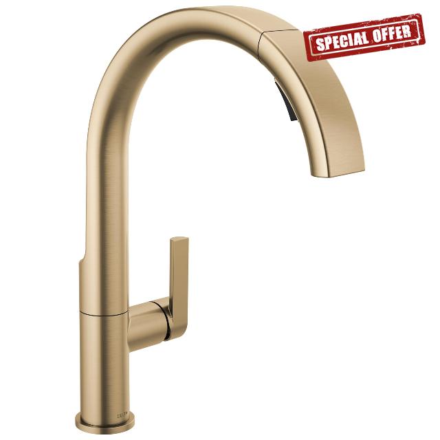 Delta Faucet Keele Kitchen Faucet with Pull Down Sprayer