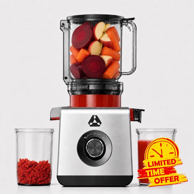 AAOBOSI Cold Press Juicer Machine with 6.6 Inch Wide Feed Chute