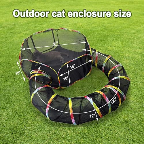 Cage Free Outside Cat Playpen Pet Enclosure