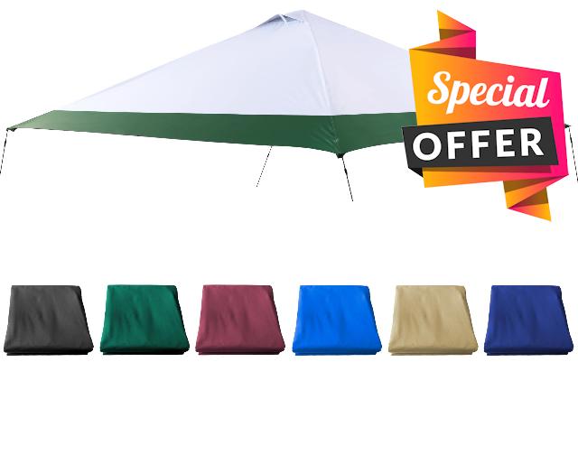Forest Green 13x13 FT Replacement Canopy Cover with Air Vent | Vantco Top Compatible with Coleman#1606532