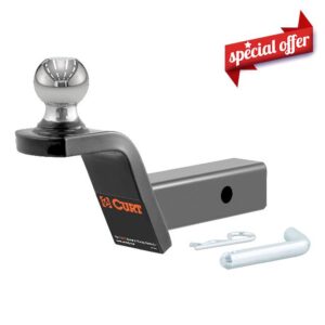Curt 45155 2" Fusion Ball Mount with 2" Welded Ball
