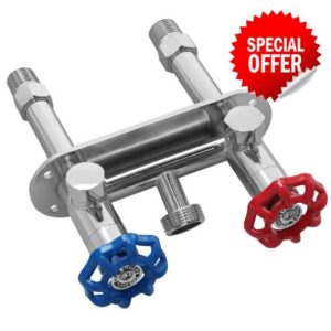 4 Inch Hot and Cold Outdoor Faucet