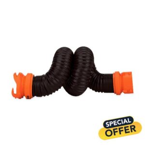 Camco RhinoFLEX RV 5ft Sewer Hose Extension Kit with Swivel Fitting - 39765